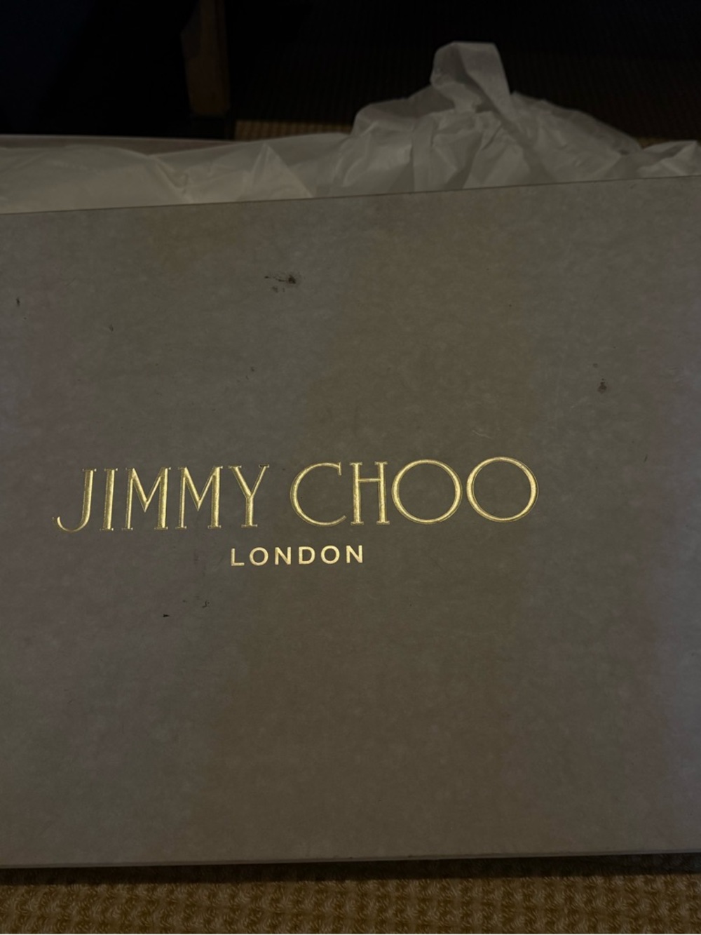 Jimmy Choo Dusty Blue Over-the-Knee Square-Toe Boots - Picture 6 of 6